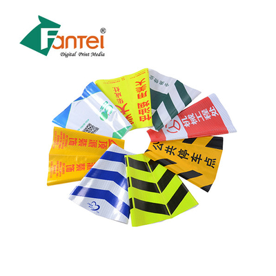 Verkeer Weerspiegelend Flex Banner A4, pvc-Veiligheids Weerspiegelend Materiaal
