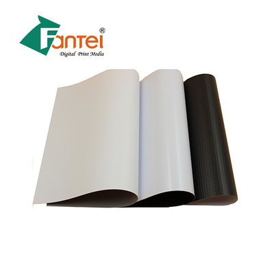 De koude Gelamineerde Banner 13oz, Grey Back Blockout Flex Banner-Broodjes van pvc Blockout