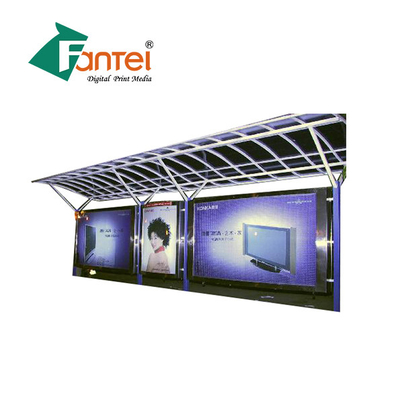 Flex banner 510gsm 300D*500D 18*12 van Eco de Oplosbare pvc frontlit voor Achtergrond Lichte Doos