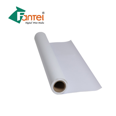 Van het de Bannerbroodje van aanplakbord de Blauwachtige Witte Pvc Glanzende Grondstof voor Flex Banner