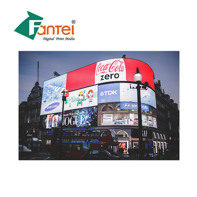 Het adverterende Aanplakbord van de Bannersmesh fence for large format van pvc Openlucht